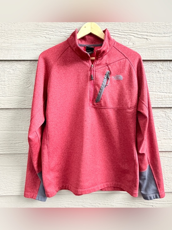 The North Face Other - North Face Men’s Large Canyonlands 1/4 Zip Pullover Sweater Gray Cuff Accents